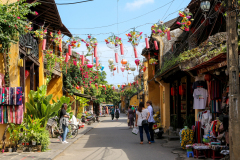 Beautiful streets in Hoi An Central Vietnam