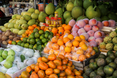 Fruits on a market in Vietnam