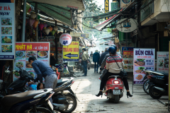 Streets of Hanoi in Vietnam
