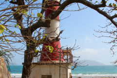 Small lighthouse on Con Dao Island Vietnam