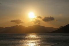 Sun goes down in Con Dao Islands